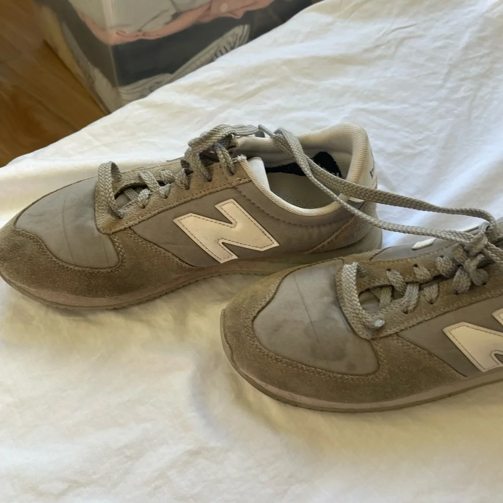 New Balance Men’s 420 Gray Running Sneakers WL420UG Charcoal Suede Size 7.5